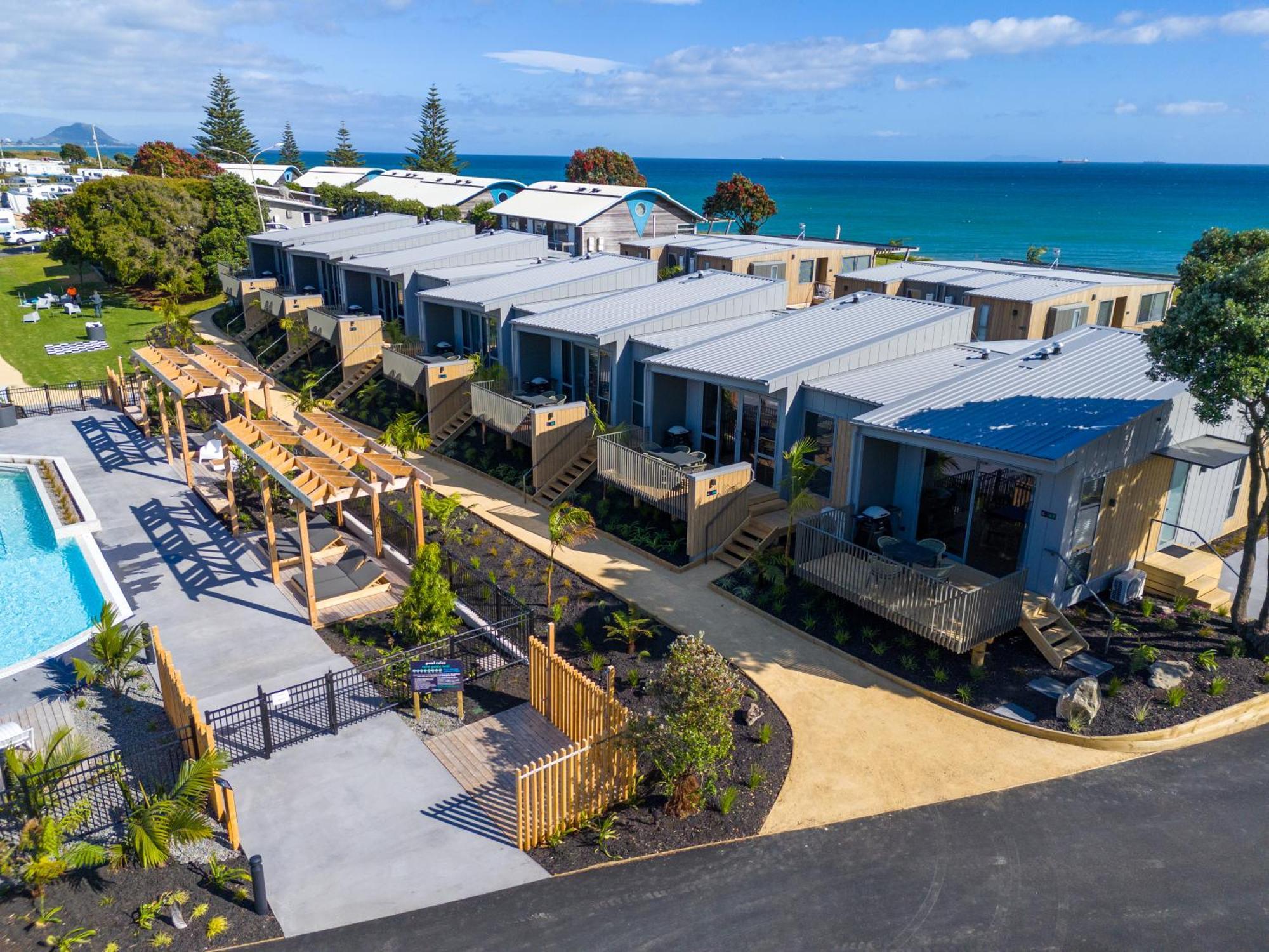 Tasman Holiday Parks - Papamoa Beach ภายนอก รูปภาพ The Bay of Plenty Hospital's new accommodation block